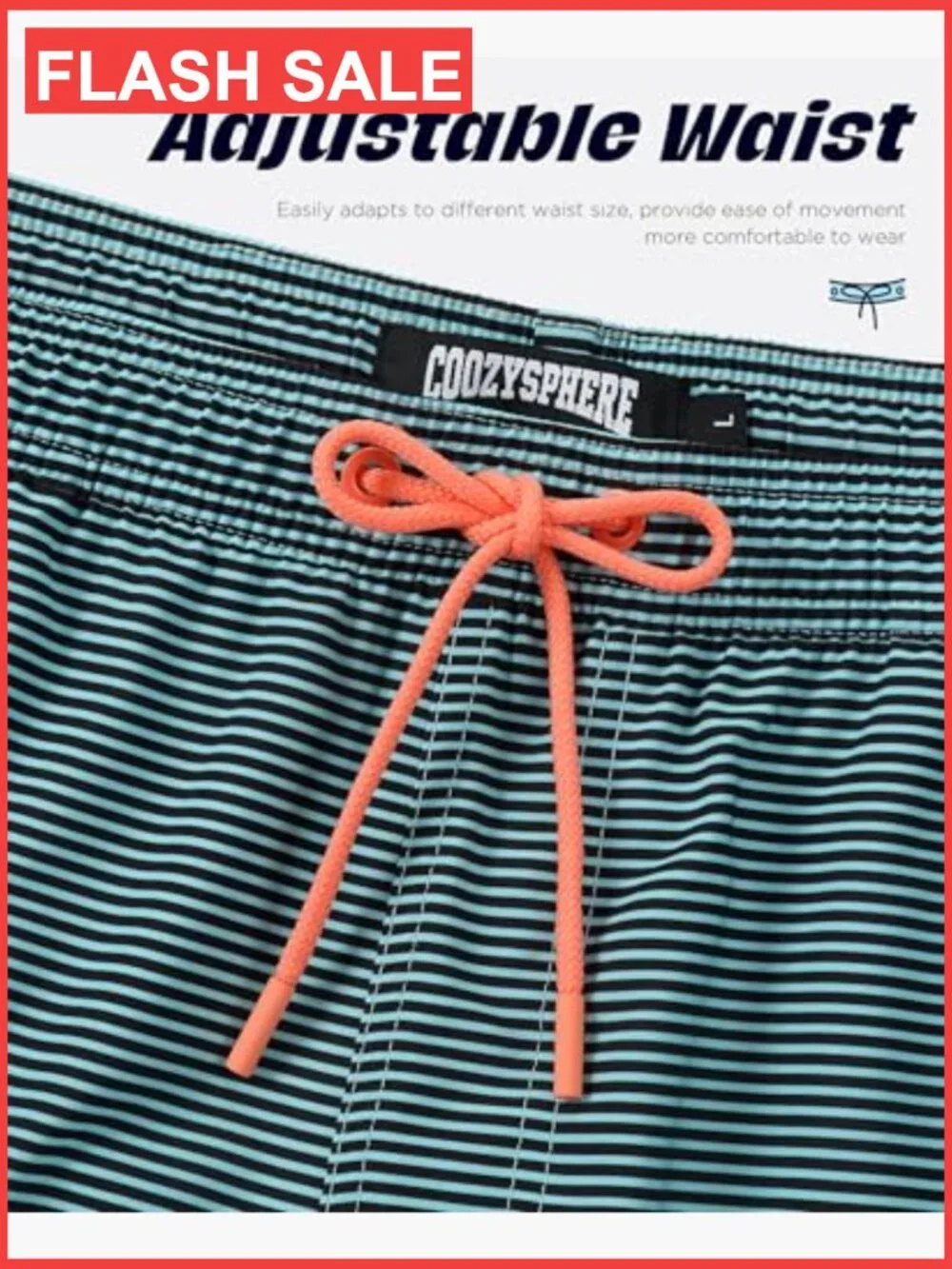 Men's Quick Dry Swim Trunks with Mesh Lining 7
